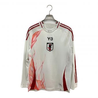 日本代表 (ニホンダイヒョウ) 2024シーズン・アウェイ・オーセンティック・長袖 サッカーユニフォーム IS8022 ホワイト SIZE 2XL