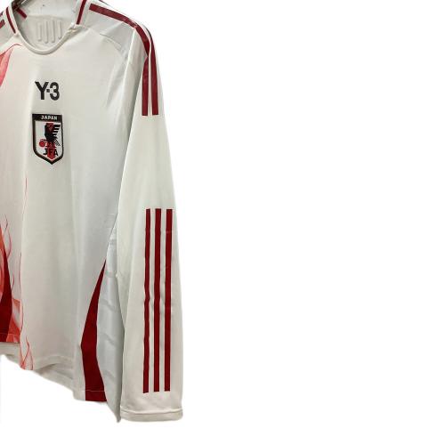 日本代表 (ニホンダイヒョウ) 2024シーズン・アウェイ・オーセンティック・長袖 サッカーユニフォーム IS8022 ホワイト SIZE 2XL