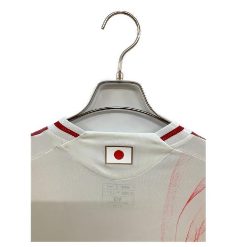 日本代表 (ニホンダイヒョウ) 2024シーズン・アウェイ・オーセンティック・長袖 サッカーユニフォーム IS8022 ホワイト SIZE 2XL