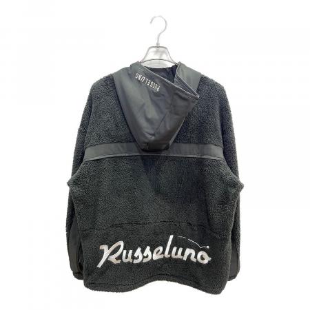ラッセルノ　フリースジャケット 黒 メンズ RUSSELUNO (ラッセルノ) フリースアウター ゴルフウェア(トップス) RS