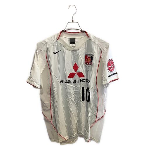 浦和レッズ (ウラワレッズ) 【10】エメルソン・2004シーズン・アウェイ サッカーユニフォーム 102835 ホワイト SIZE L