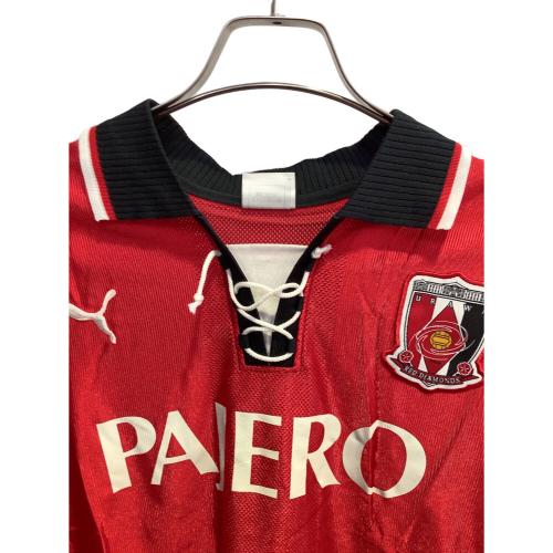 浦和レッズ (ウラワレッズ) 2001-2002シーズン・ホーム サッカーユニフォーム レッド SIZE XO