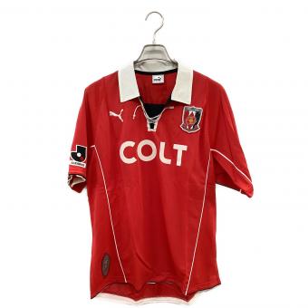 浦和レッズ (ウラワレッズ) 2001-2002シーズン・ホーム サッカーユニフォーム PXA03RERT SIZE O(XL相当)