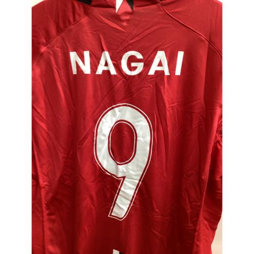 浦和レッズ (ウラワレッズ) 【9】永井雄一郎・2008シーズン・ホーム サッカーユニフォーム 277140-611 レッド SIZE L