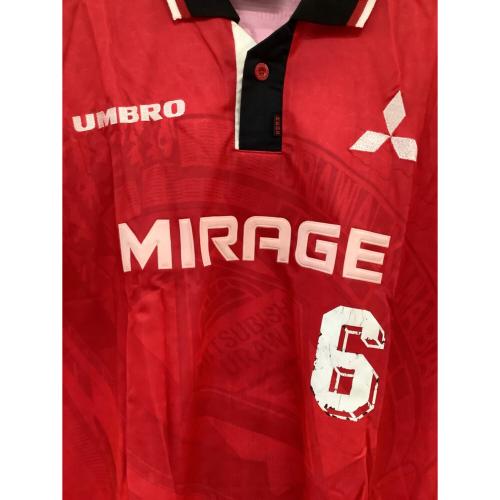 浦和レッズ (ウラワレッズ) 【6】ギド・ブッフバルト・1997シーズン・・引退記念ユニフォーム サッカーユニフォーム レッド