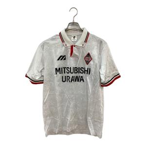 浦和レッズ (ウラワレッズ) 1995-1996シーズン・アウェイ サッカーユニフォーム ホワイト SIZE O(XL相当)
