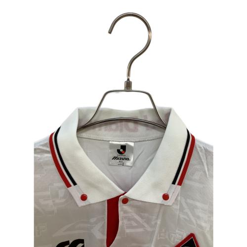 浦和レッズ (ウラワレッズ) 1995-1996シーズン・アウェイ サッカーユニフォーム ホワイト SIZE O(XL相当)