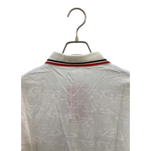 浦和レッズ (ウラワレッズ) 1995-1996シーズン・アウェイ サッカーユニフォーム ホワイト SIZE O(XL相当)