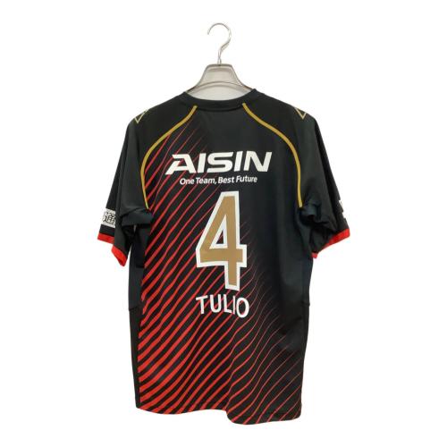 名古屋グランパス (ナゴヤグランパス) 【4】田中マルクス闘莉王 サッカーユニフォーム QH-74012GR ブラック XA