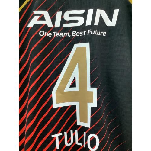 名古屋グランパス (ナゴヤグランパス) 【4】田中マルクス闘莉王 サッカーユニフォーム QH-74012GR ブラック XA