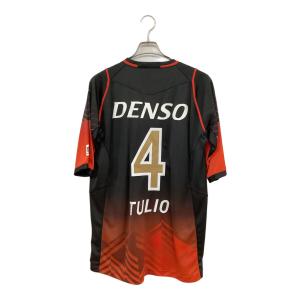 名古屋グランパス (ナゴヤグランパス) 【4】田中マルクス闘莉王 2013シーズン 20周年モデル オーセンティック サッカーユニフォーム QH-74013GR ブラック XA