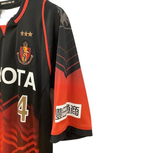 名古屋グランパス (ナゴヤグランパス) 【4】田中マルクス闘莉王 2013シーズン 20周年モデル オーセンティック サッカーユニフォーム QH-74013GR ブラック XA