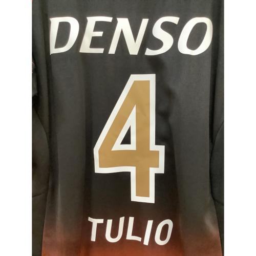 名古屋グランパス (ナゴヤグランパス) 【4】田中マルクス闘莉王 2013シーズン 20周年モデル オーセンティック サッカーユニフォーム QH-74013GR ブラック XA