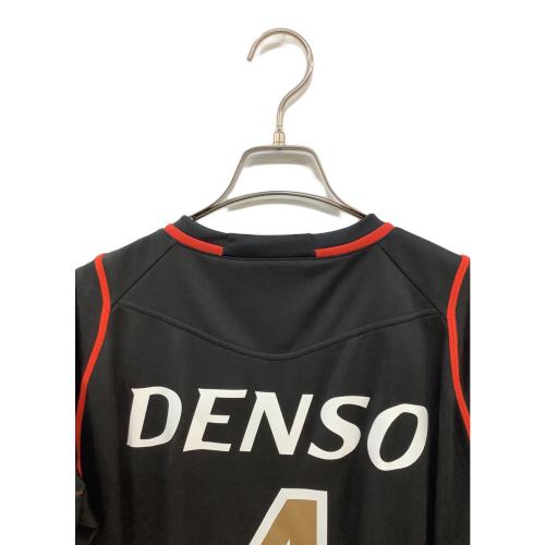 名古屋グランパス (ナゴヤグランパス) 【4】田中マルクス闘莉王 2013シーズン 20周年モデル オーセンティック サッカーユニフォーム QH-74013GR ブラック XA