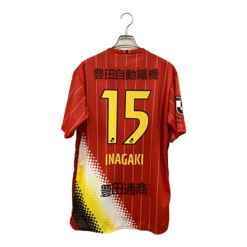 名古屋グランパス (ナゴヤグランパス) 【15】稲垣祥 2022 鯱の大祭典 オーセンティック サッカーユニフォーム P2JA2Y0810 レッド×イエロー 3XL
