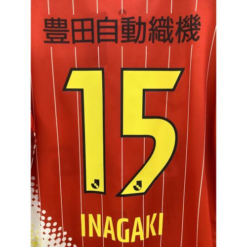名古屋グランパス (ナゴヤグランパス) 【15】稲垣祥 2022 鯱の大祭典 オーセンティック サッカーユニフォーム P2JA2Y0810 レッド×イエロー 3XL