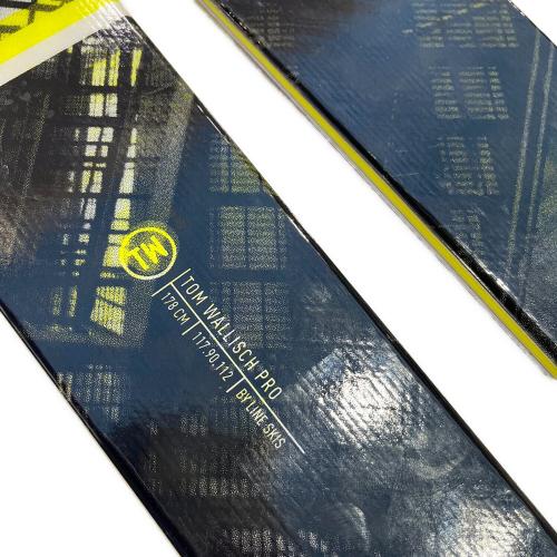 LINE (ライン) TOM WALLISCH PRO ファットスキー ブラックxイエロー 177cm