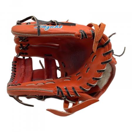 ミズノ　Global Elite 硬式オーダーグローブ オレンジ MIZUNO (ミズノ) GLOBAL ELITE ORDER 軟式グローブ 耕作印 グローバル