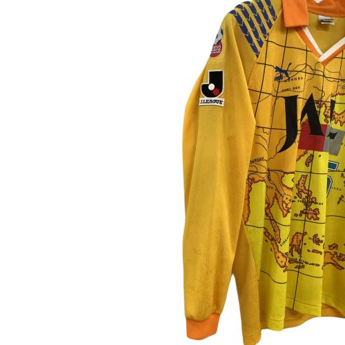 清水エスパルス (シミズエスパルス) 【5】1992シーズン・ホーム・長袖・カップ戦仕様 サッカーユニフォーム イエロー SIZE XO(3L相当)