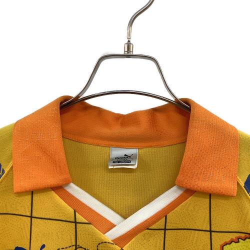 清水エスパルス (シミズエスパルス) 【5】1992シーズン・ホーム・長袖・カップ戦仕様 サッカーユニフォーム イエロー SIZE XO(3L相当)