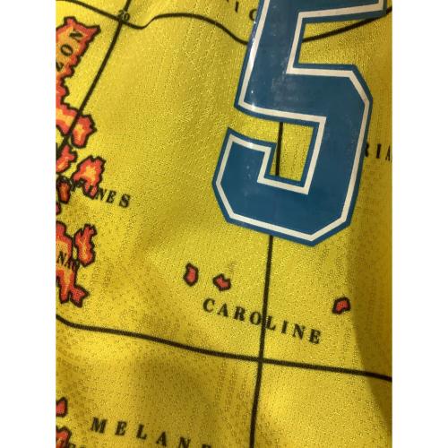 清水エスパルス (シミズエスパルス) 【5】1992シーズン・ホーム・長袖・カップ戦仕様 サッカーユニフォーム イエロー SIZE XO(3L相当)