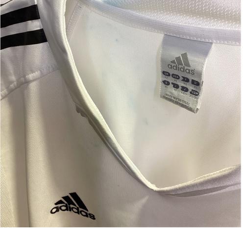 レアル・マドリード 04-05シーズン・ホーム・長袖 サッカーユニフォーム 183934 ホワイト・CLパッチ付 SIZE 4XO