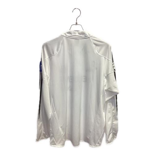 レアル・マドリード 04-05シーズン・ホーム・長袖 サッカーユニフォーム 183934 ホワイト・CLパッチ付 SIZE 4XO