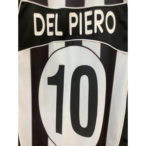 ユベントス 【10】アレサンドロ・デルピエロ・02-03シーズン・ホーム サッカーユニフォーム ブラックxホワイト SIZE XL
