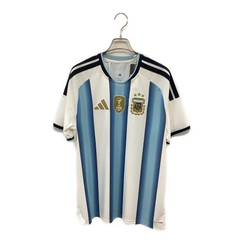 アルゼンチン代表 (アルゼンチンダイヒョウ) 2026シーズン・ホーム サッカーユニフォーム JM8396 スカイブルーxホワイト SIZE 2XL