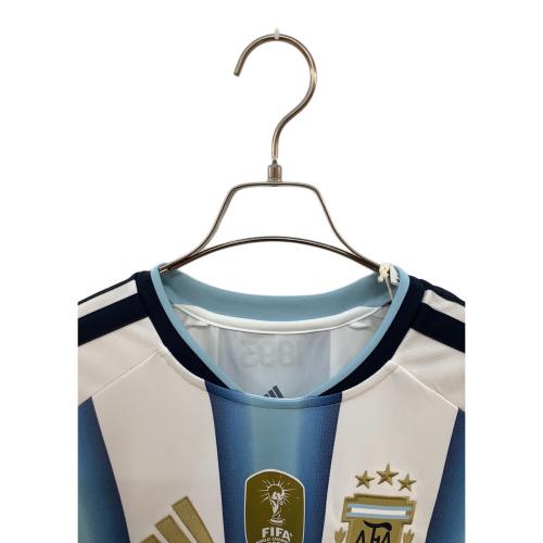 アルゼンチン代表 (アルゼンチンダイヒョウ) 2026シーズン・ホーム サッカーユニフォーム JM8396 スカイブルーxホワイト SIZE 2XL