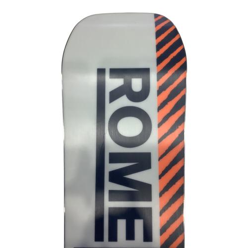 ROME (ローム) AGENT スノーボード 24-25モデル @ 151cm ホワイト×オレンジ