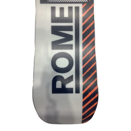 ROME (ローム) AGENT スノーボード 24-25モデル @ 151cm ホワイト×オレンジ