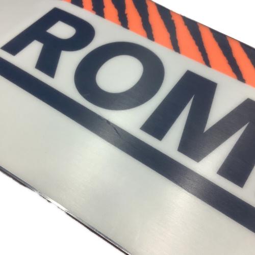 ROME (ローム) AGENT スノーボード 24-25モデル @ 151cm ホワイト×オレンジ