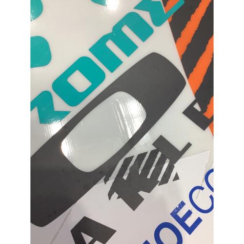 ROME (ローム) AGENT スノーボード 24-25モデル @ 151cm ホワイト×オレンジ