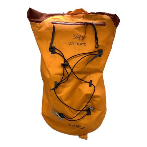 ARC'TERYX (アークテリクス) バックパック オレンジxブラウン オレンジ ALPHA FL 45