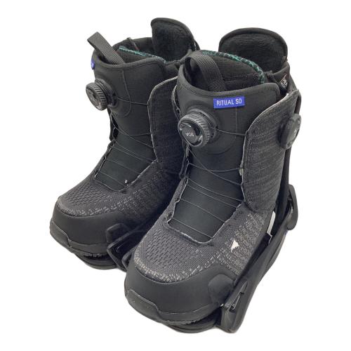 BURTON (バートン) RITUAL SO / Step ON Re:Flex ビンディング レディースモデル ブーツ22-23/バイン22-23 ブーツ:24.5cm/バインMサイズ ブラック