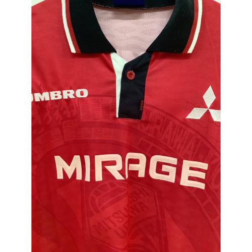 浦和レッズ (ウラワレッズ) 1997シーズン・ホーム サッカーユニフォーム レッド SIZE L
