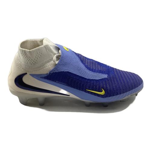 NIKE (ナイキ) ファントム 6 HIGH エリート サッカースパイク HQ2328-400 ホワイト×ブルー FG SIZE 26cm
