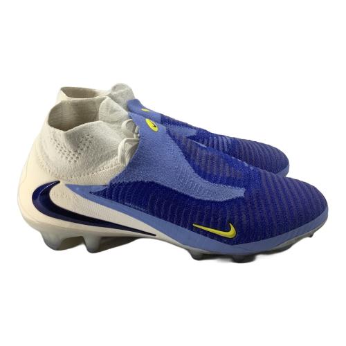 NIKE (ナイキ) ファントム 6 HIGH エリート サッカースパイク HQ2328-400 ホワイト×ブルー FG SIZE 26cm