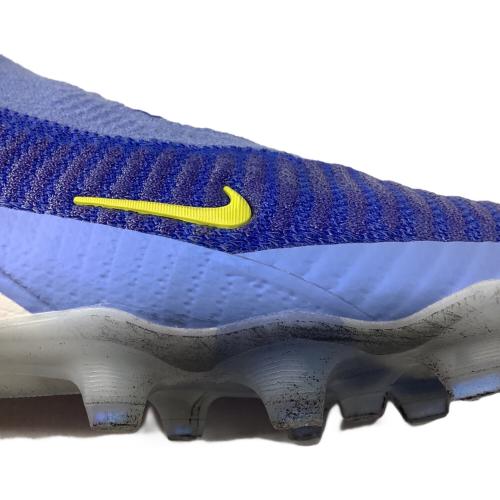 NIKE (ナイキ) ファントム 6 HIGH エリート サッカースパイク HQ2328-400 ホワイト×ブルー FG SIZE 26cm