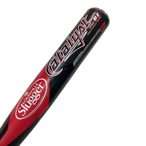LOUISVILLE SLUGGER (ルイスビルスラッガー) CATALYST EXTRA+BT 軟式バット JRB015B 83cm レッド×ブラック