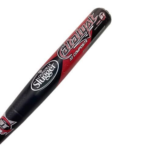 LOUISVILLE SLUGGER (ルイスビルスラッガー) CATALYST EXTRA+BT 軟式バット JRB015B 83cm レッド×ブラック
