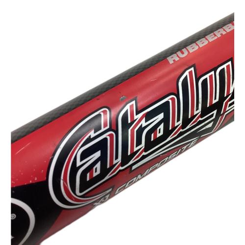 LOUISVILLE SLUGGER (ルイスビルスラッガー) CATALYST EXTRA+BT 軟式バット JRB015B 83cm レッド×ブラック