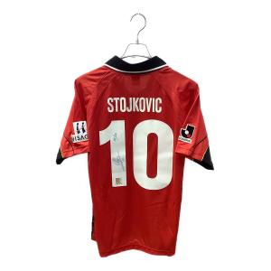 名古屋グランパス (ナゴヤグランパス) 【10】 ドラガン・ストイコビッチ・2001シーズン・ホーム サッカーユニフォーム QS-7480 レッド MLサイズ