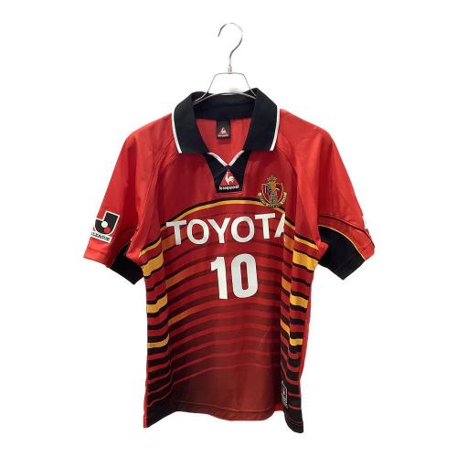 名古屋グランパス (ナゴヤグランパス) 【10】 ドラガン・ストイコビッチ・2001シーズン・ホーム サッカーユニフォーム QS-7480 レッド MLサイズ