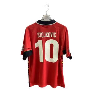 名古屋グランパス (ナゴヤグランパス) 【10】ドラガン・ストイコビッチ・01-02シーズン・ホーム サッカーユニフォーム QS-7467 レッドxブラック SIZE O-XO