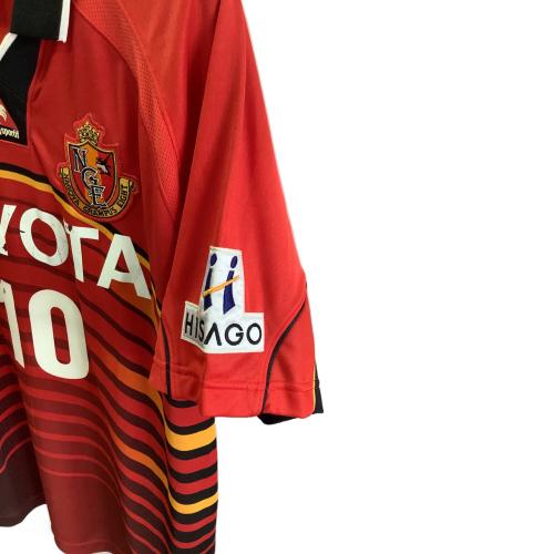 名古屋グランパス (ナゴヤグランパス) 【10】ドラガン・ストイコビッチ・01-02シーズン・ホーム サッカーユニフォーム QS-7467 レッドxブラック SIZE O-XO
