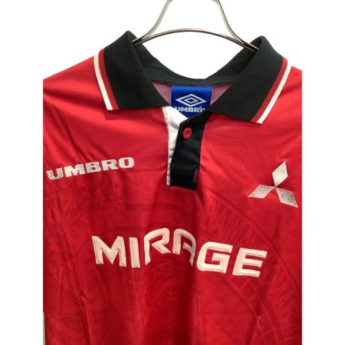 浦和レッズ (ウラワレッズ) 1997シーズン・ホーム サッカーユニフォーム JL-16 レッド SIZE O(XL相当)