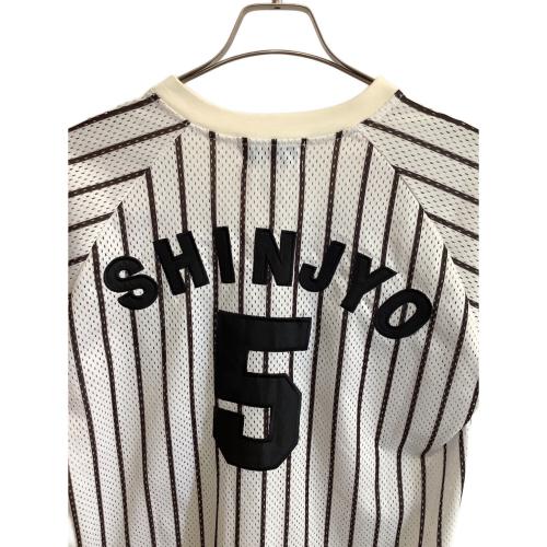 阪神タイガース (ハンシンタイガース) 【5】新庄剛・ホーム 応援グッズ Lサイズ ホワイト×ブラック