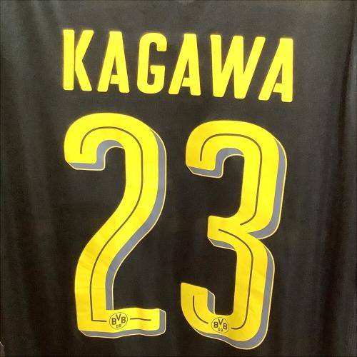 ドルトムント 【23】香川真司・16-17シーズン・アウェイ サッカーユニフォーム 749823-02 ブラック SIZE L